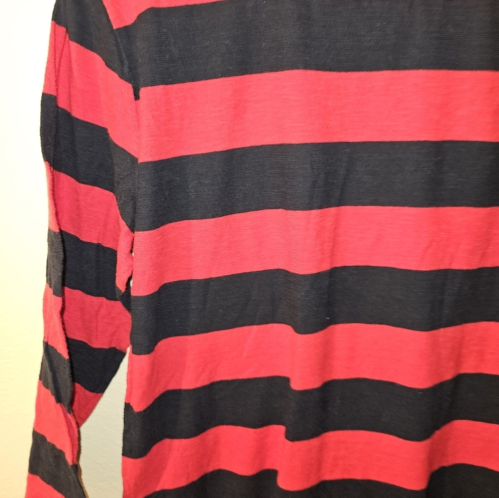 JCP Womans Striped 3/4 Sleeve Top Size Xl - Picture 10 of 14